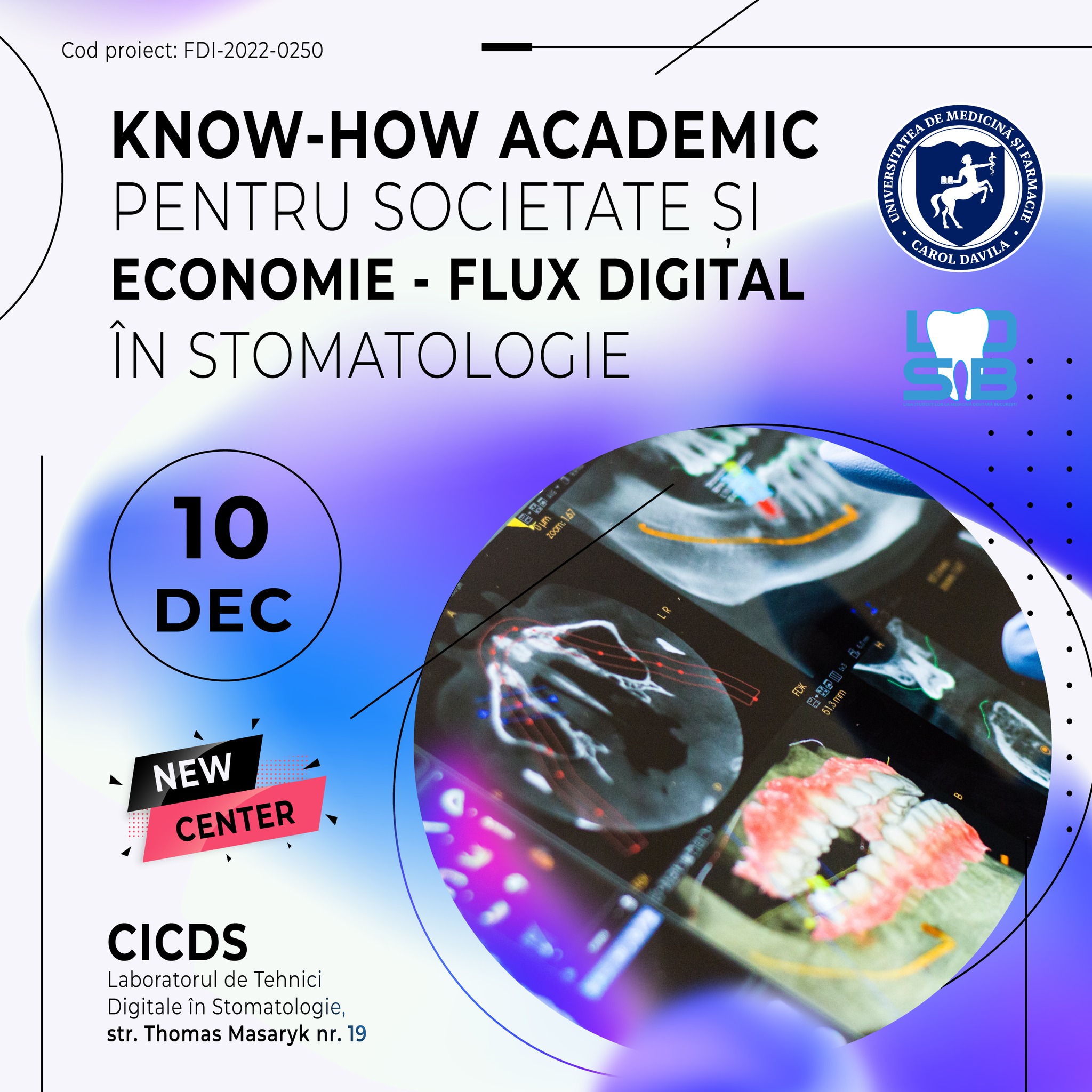 workshop 𝐊𝐧𝐨𝐰-𝐡𝐨𝐰 𝐚𝐜𝐚𝐝𝐞𝐦𝐢𝐜 𝐩𝐞𝐧𝐭𝐫𝐮 𝐬𝐨𝐜𝐢𝐞𝐭𝐚𝐭𝐞 𝐬̦𝐢 𝐞𝐜𝐨𝐧𝐨𝐦𝐢𝐞 - 𝐟𝐥𝐮𝐱 𝐝𝐢𝐠𝐢𝐭𝐚𝐥 𝐢̂𝐧 𝐒𝐭𝐨𝐦𝐚𝐭𝐨𝐥𝐨𝐠𝐢𝐞